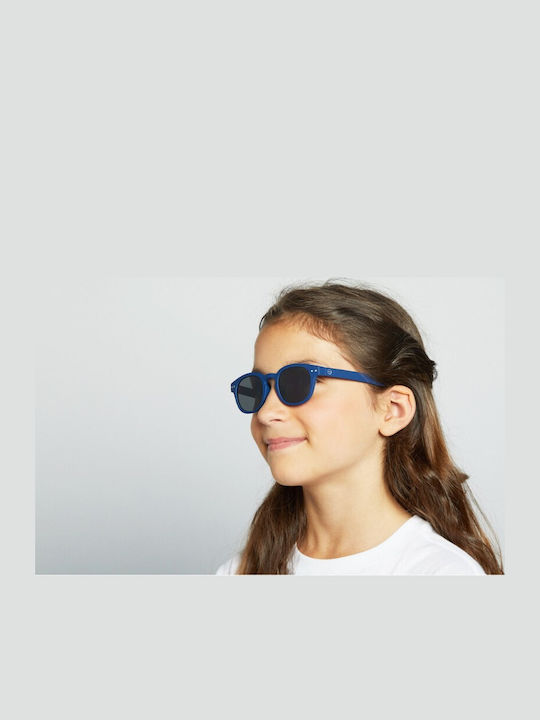 Izipizi Square Kids Sunglasses Navy Blue for 5-10 Years