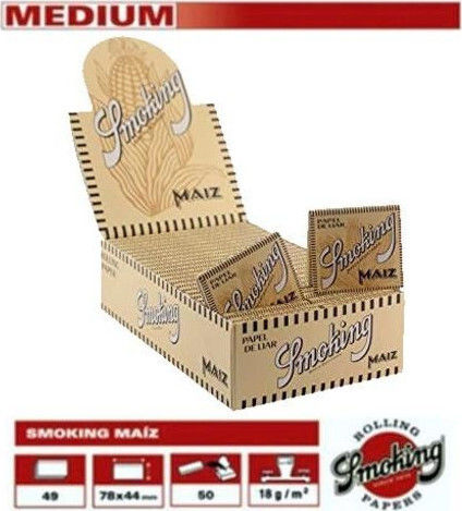 Smoking Maiz Foițe de Țigări Rulate 1+1/4 49 foi 50buc