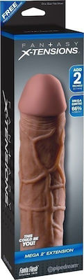 Pipedream Fantasy X-tensions Mega Extensie Penis Bej 23cm PD4114-29