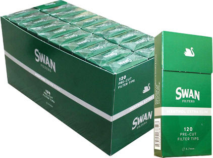 Swan Menthol Filtertips Minze 5.7mm 120x1Stk