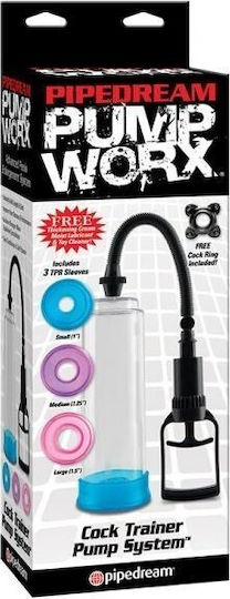 Pipedream Pump Worx Cock Trainer Pump System Τρόμπα Πέους Διάφανη