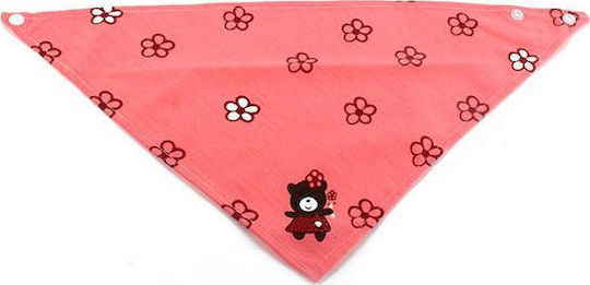 Bubba Bibs Μπαντάνα Υφασμάτινη με Αυτοκόλλητο Little Bear