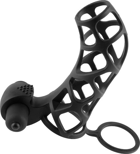 Pipedream Fantasy X-tensions Extreme Silicone Power Cage Black 12cm