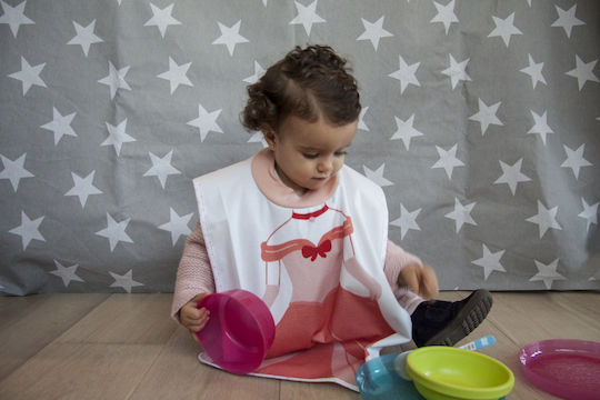 Little Champions Ποδιά Υφασμάτινη με Ενιαίο Λαιμό Bib Big Πριγκίπισσα