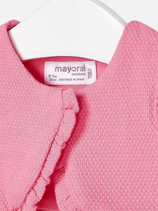 Mayoral Girls Bolero Jacket with Buttons Pink