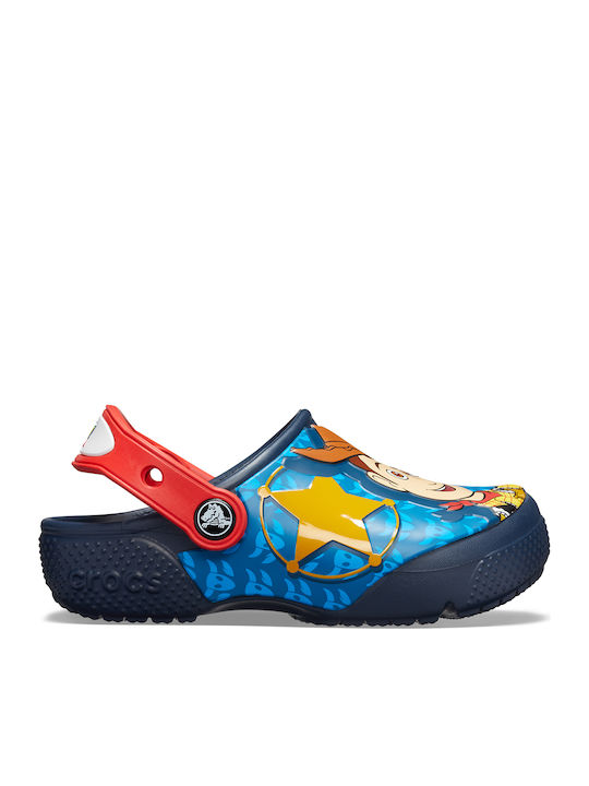 Crocs Buzz Woody Children's Anatomical Beach Clogs Navy Blue