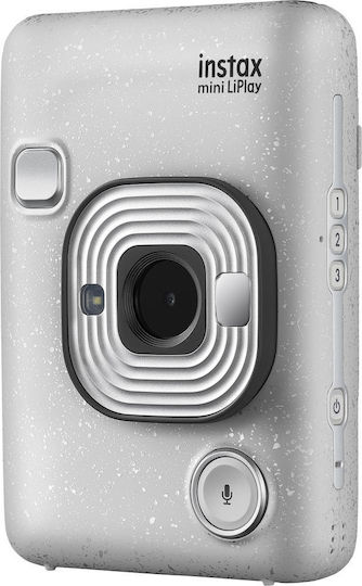 Fujifilm Instax Mini LiPlay Instant Φωτογραφική Μηχανή Stone White