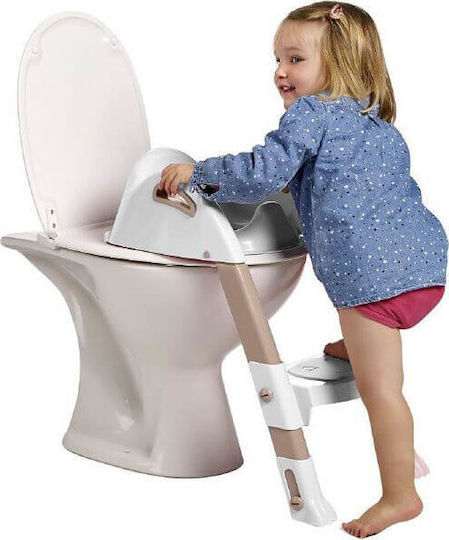 Thermobaby Toddler Toilet Seat Kiddyloo With Footrest And Handles White