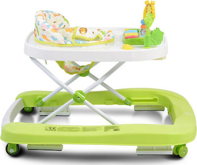 Cangaroo Zoo Baby Walker with Music Green