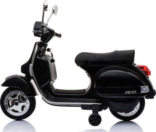 Vespa Kids Electric Motorcycle Licensed 6 Volt Black