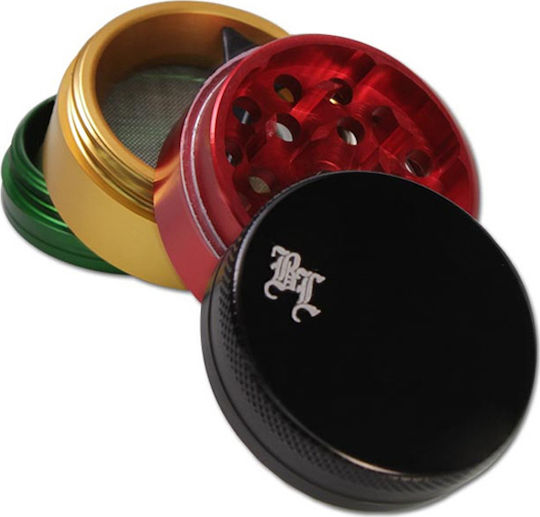 Black Leaf Мелница Rasta Aluminium 39мм Многоцветен