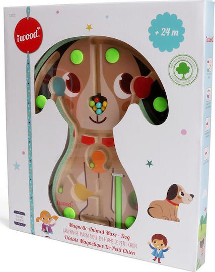 iwood Animal Μagnetic Dog made of Wood for 24++ Months