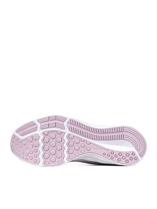Downshifter 9 Αθλητικά Παιδικά Παπούτσια Running με Κορδόνια Iced Lilac / White / Smoke Grey