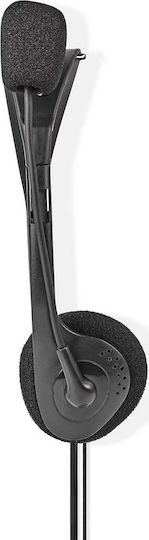 Nedis On Ear Multimedia Headphone with Microphone 3.5mm Jack CHST100BK