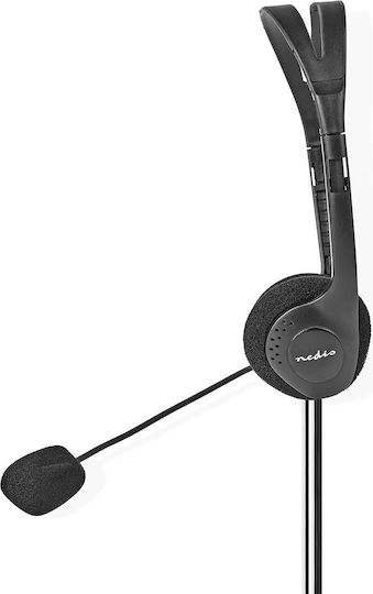 Nedis On Ear Multimedia Headphone with Microphone 3.5mm Jack CHST100BK