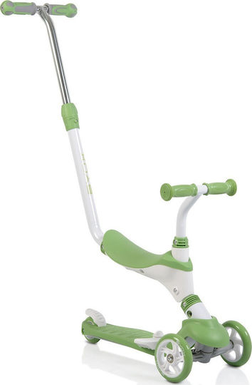 Byox Kids Scooter Tristar 3-Wheel with Seat for 3+ Years Green
