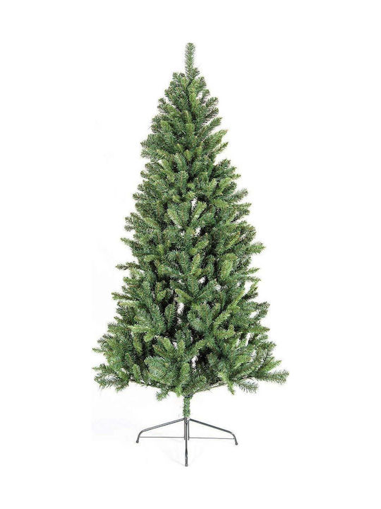 Christmas Tree Half Half Wall 210cm with 761 Branches