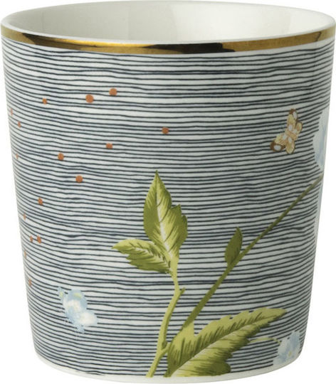 Laura Ashley Heritage Mug from Porcelain Midnight Pinstripe Mint 320ml