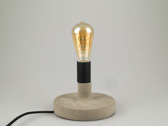 V-TAC Concrete Vintage Table Lamp for Socket E27 with Gray Base