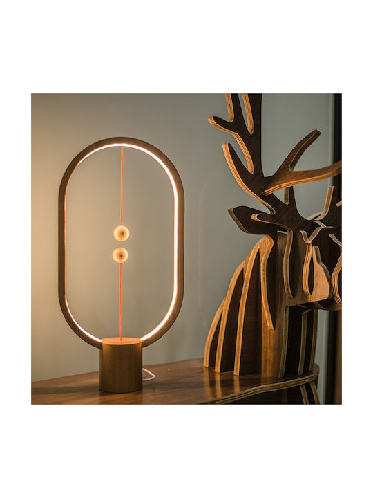 Allocacoc Heng Balance Lamp Ellipse Dekorative Lampe Beige