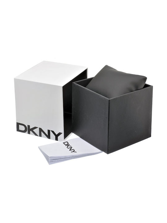 DKNY Watch Chronograph with Silver Metal Bracelet