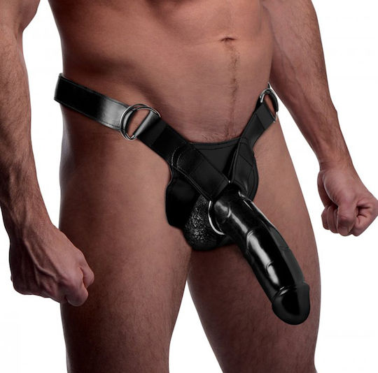 XR Infiltrator II Harness με Dildo σε Μαύρο Χρώμα