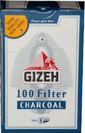 Gizeh Cărbune Activ Vată pentru țigări Carbon activat 8mm 100x10buc