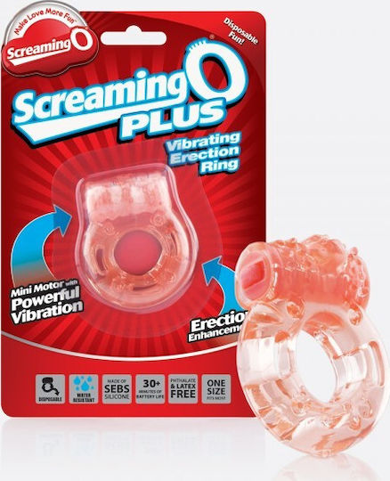Screaming O The Screaming O Plus Vibrating Cock Ring Cock Portocaliu