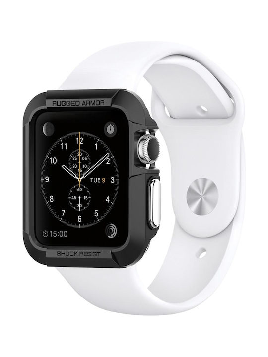 Spigen Rugged Armor Μαύρο (Apple Watch 42mm)