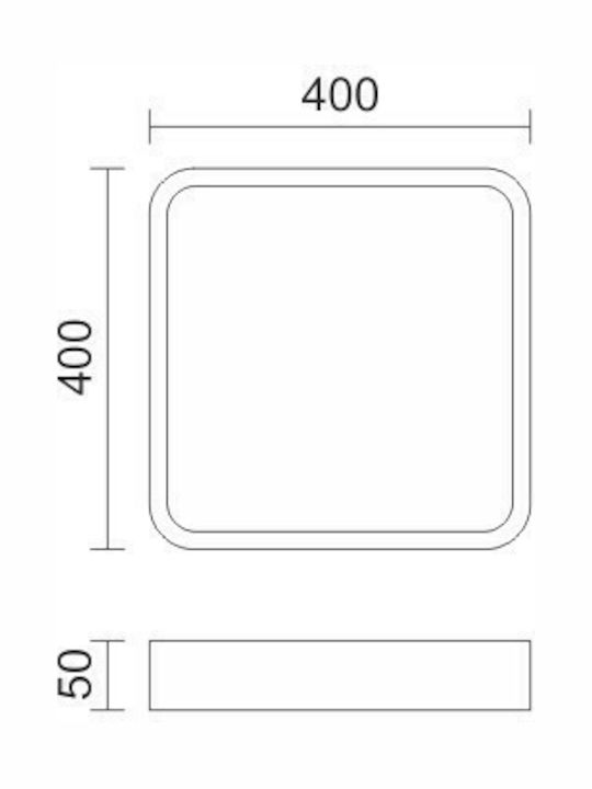 Spot Light Platz Draußen LED Panel 24W mit Warmes Weiß Licht 3000K