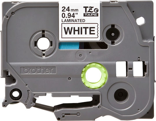 Brother Label Maker Tape 8m x 24mm In Black Colour Compatible With Brother TZe/TZ