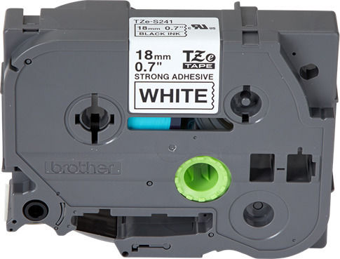 Brother Label Maker Tape 8m x 18mm in White Colour Compatible with Brother TZe/TZ