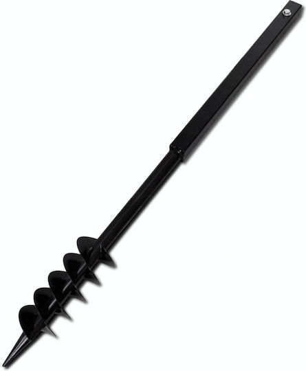 vidaXL Burghiu De Mână Cu Mâner De 80 Mm Și Tub De Extensie De 9 M Oțel 270540