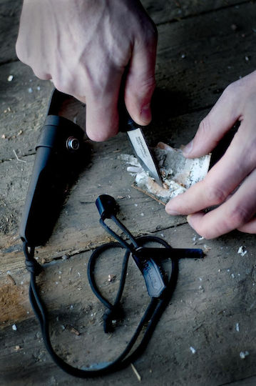 Morakniv Eldris With Fire Kit Cuțit Negru Cu Husă