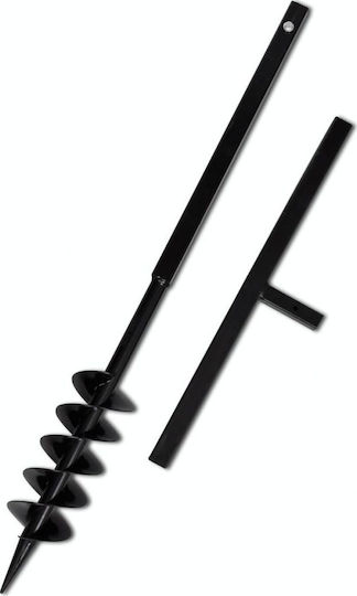 vidaXL Hand Drill with Handle 100mm and Extension Tube 5m Steel 270519