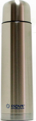 Escape Bottle Thermos Stainless Steel Silver 1lt with Cap-Cup 13192