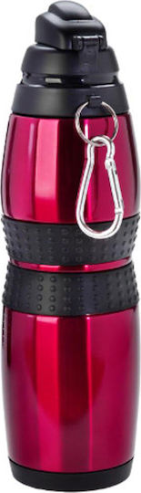 Ecolife Recyclable Thermos Bottle Stainless Steel BPA Free 400ml Red