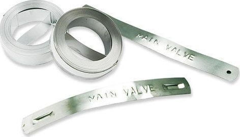 Dymo 35800 Ταινία Ετικετογράφου 3.65m x 12mm σε Ασημί Χρώμα 10τμχ Συμβατή με Dymo Rhino/IND