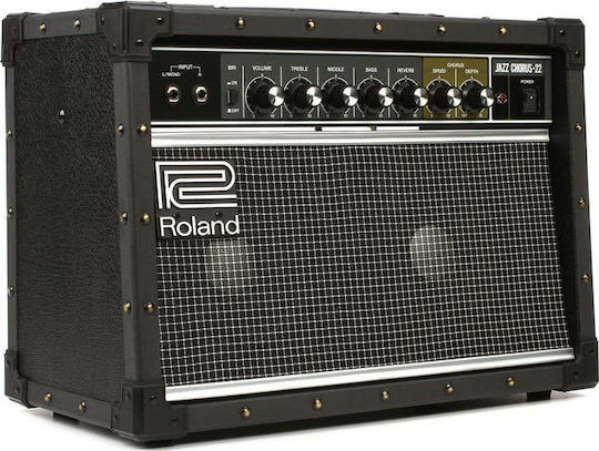 Roland JC-22 Jazz Chorus 30w Combo Amplifier for Electric Guitar 2 x 6.5" 30W Black