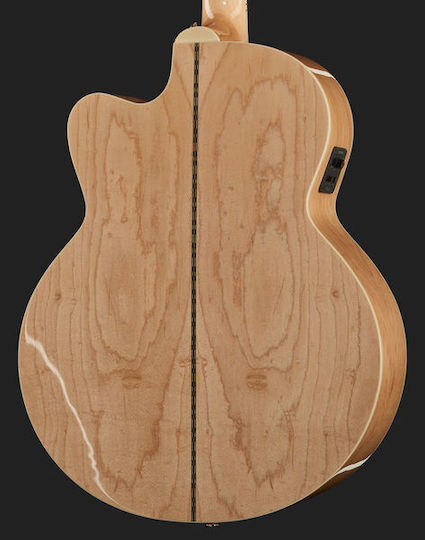 Harley Benton Ηλεκτροακουστική Κιθάρα HB Custom Line King Jumbo Cutaway Natural