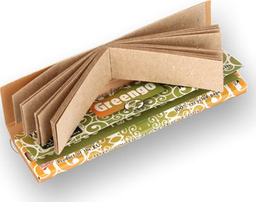 GreenGo King Size Slim Χαρτάκια Στριφτού Τσιγάρου Slim King Size με Τζιβάνες 33 φύλλα 24τμχ