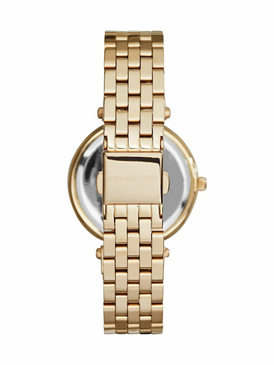 Michael Kors Darci Γυναικείο Ρολόι 33mm Μπαταρίας με Χρυσό Μεταλλικό Μπρασελέ