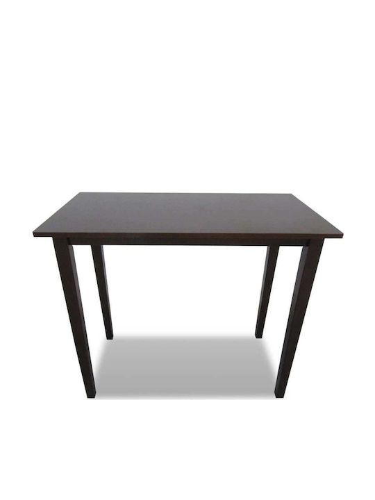 Bar Rectangular Table Wenge 110x60x90.8cm