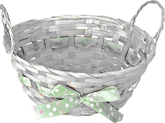 Bunny's Easter Basket Egg Wooden 10x23x23cm Various Colors