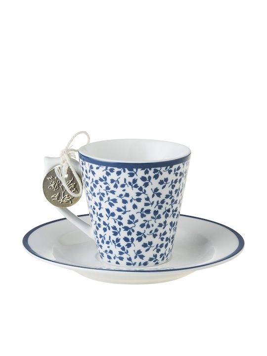 Laura Ashley Blueprint Φλιτζάνι Espresso από Πορσελάνη Floris 100ml