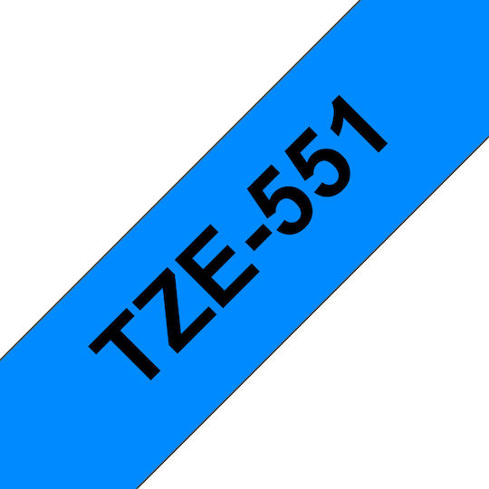 Brother Etikettendrucker-Band 8m x 24mm in Blauer Farbe Kompatibel mit Brother TZe/TZ