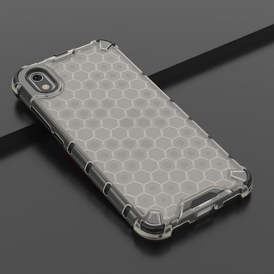 Hurtel Honeycomb Back Cover Σιλικόνης Μαύρο (Redmi 7A)