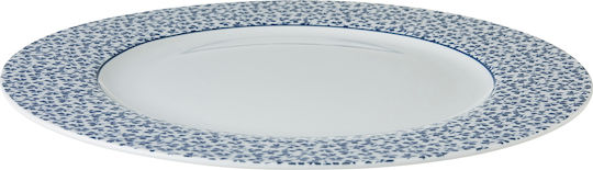 Laura Ashley Blueprints Servierplatte aus Porzellan Floris mit Durchmesser 30cm 1Stück