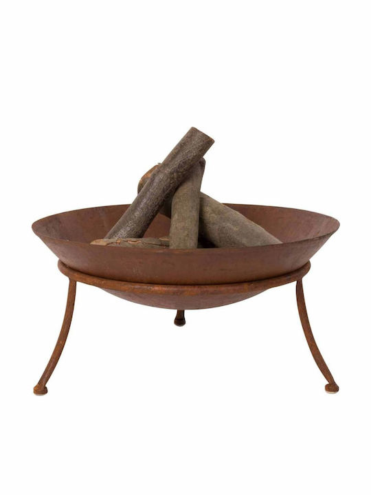 vidaXL Firepit Brown 47x47x21cm