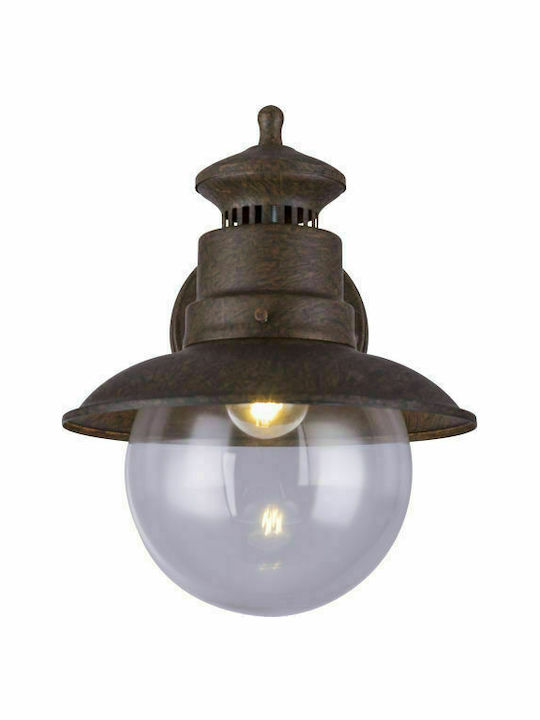 Globo Lighting Sella Επιτοίχιο Εξωτερικό Φωτιστικό Καπέλου E27 IP44
